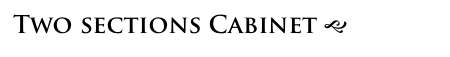 Two sections Cabinet g 