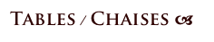 Tables / Chaises a 